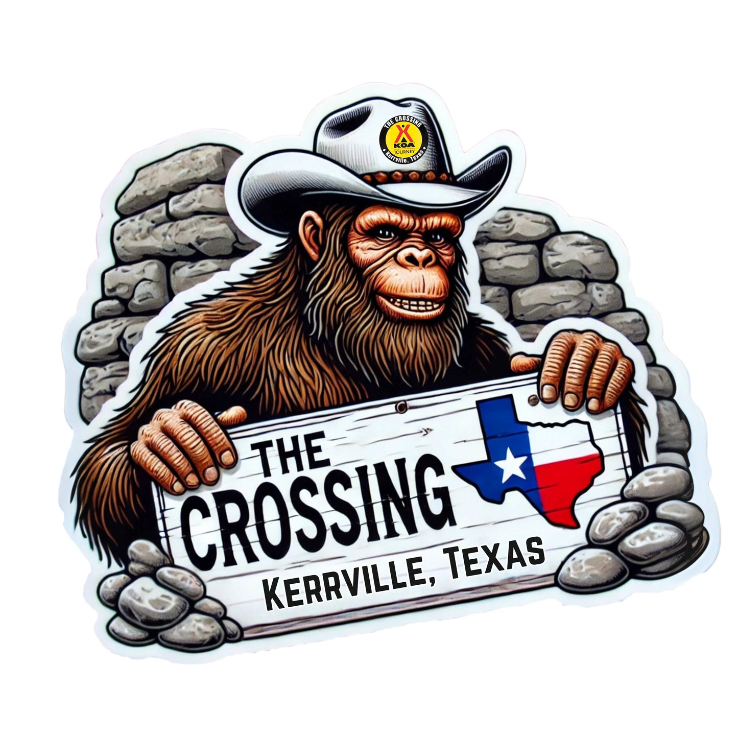 The Crossing KOA Custom Stickers