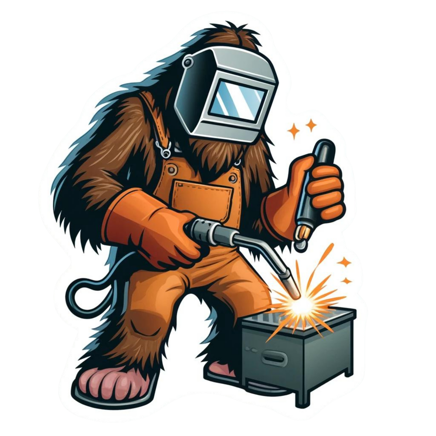 Bigfoot Welder Digital Download, Welder, Bigfoot Welder, Printable, Digital Download