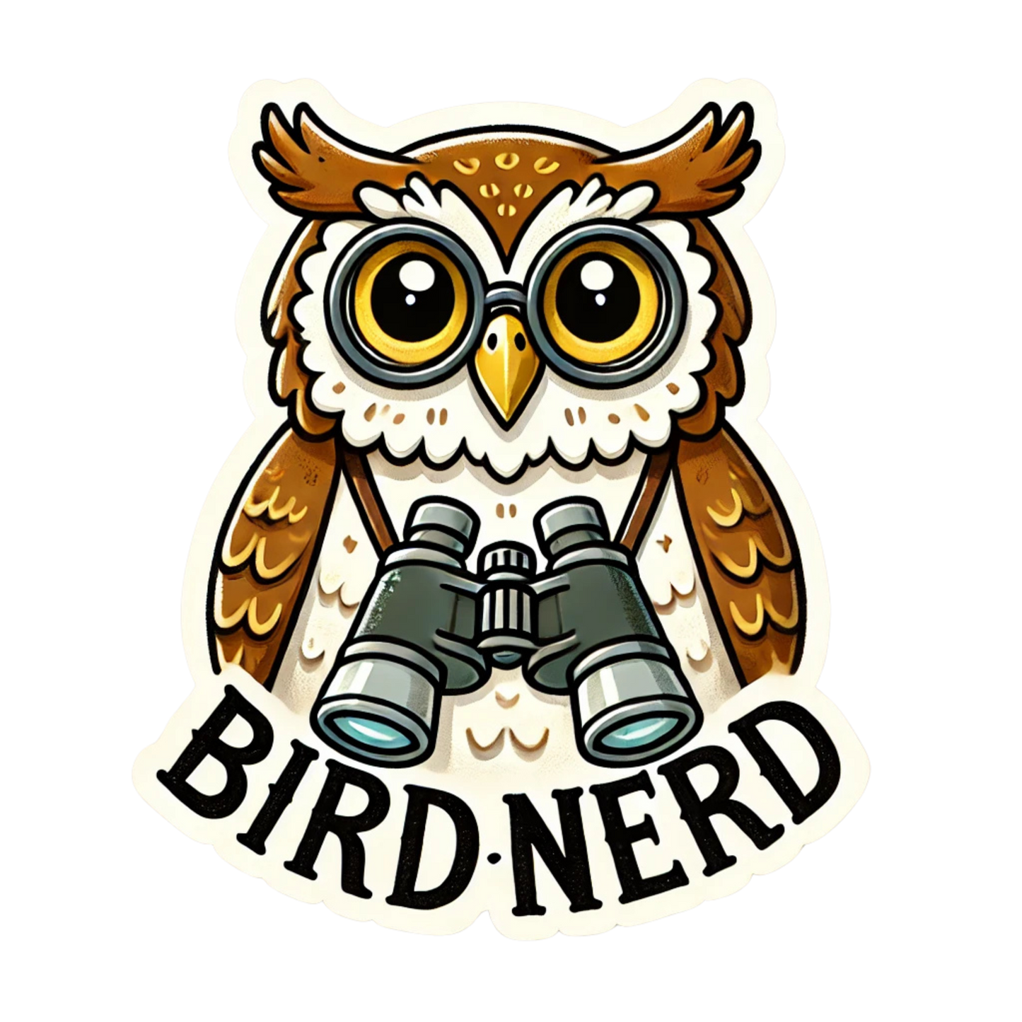 Bird Nerd Sticker, Bird Nerd,Bird Watching, Feathers, Sticker, Cardinal, Bird, blue jay, nerd, bird lover, bird enthusiast, birding,red,blue