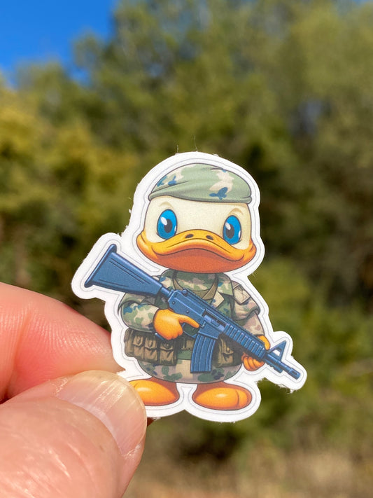 Duck Hunter Sticker, Rubber Ducky, Ducky, Duck Sticker, Sticker, Ducks, Hunter, Duck Hunter, Fun Stickers, Jeep duck, Jeep, rubber duck, fun