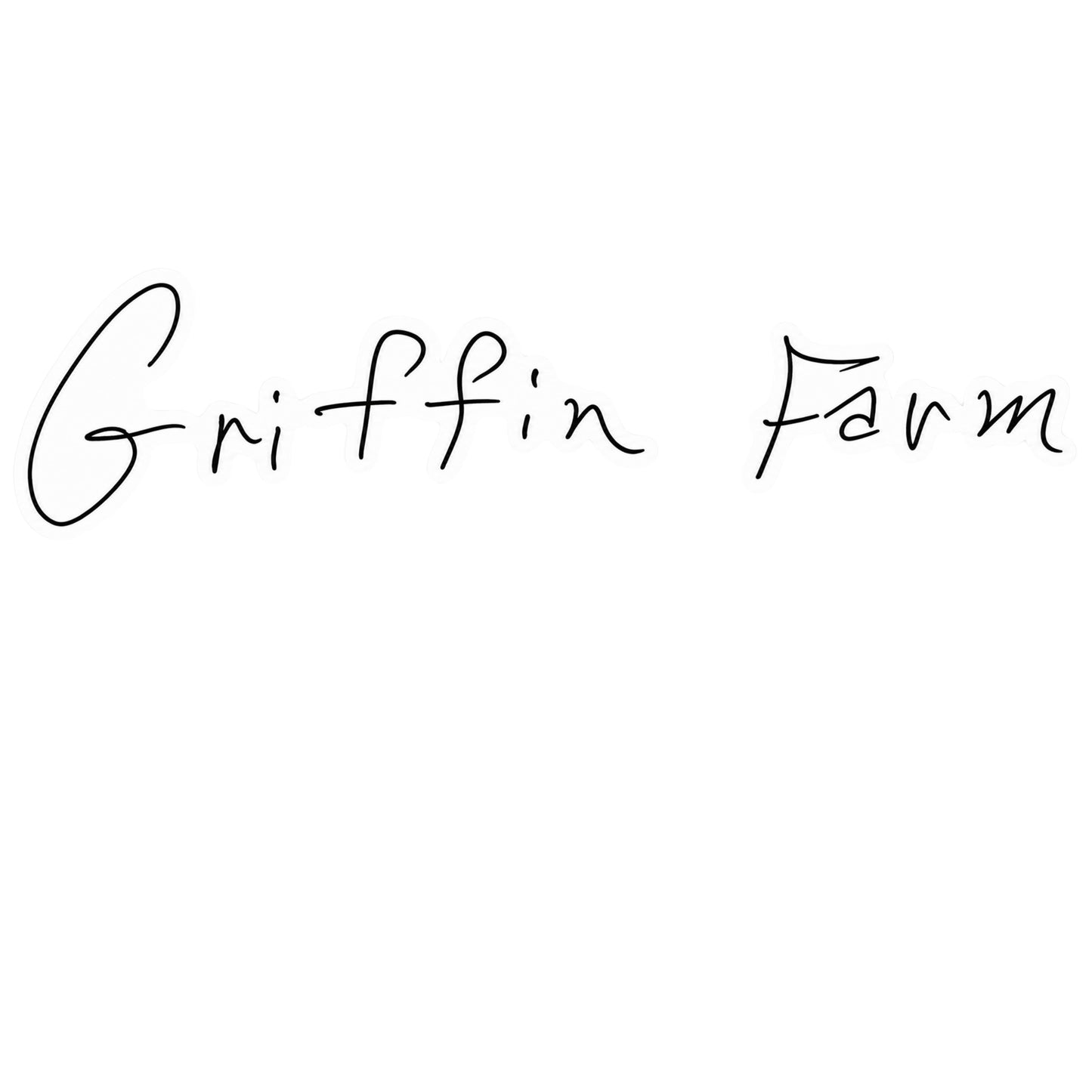 Griffin Farm & Tom Griffin Signature Memorial Sticker Set