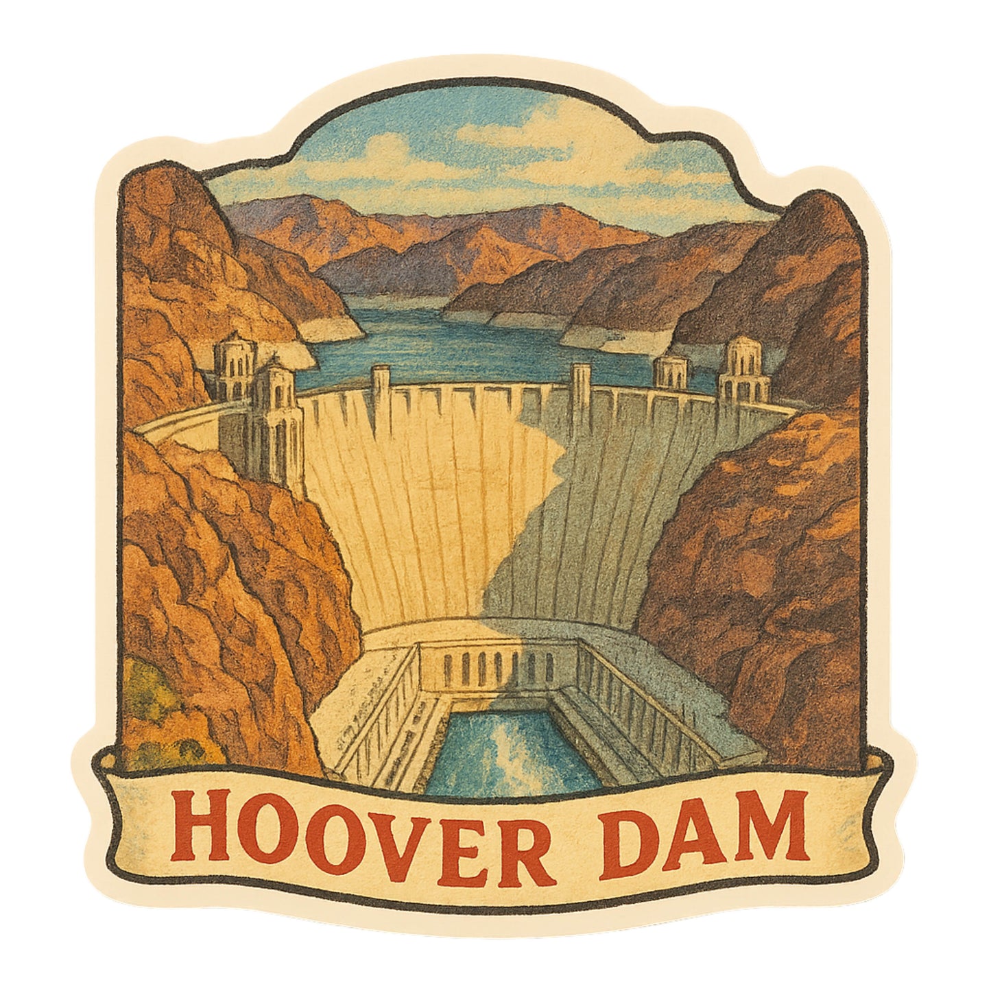 Custom Variety pack of National Park and vacation stickers, Sticker Pack, National Parks, Vacation Stickers