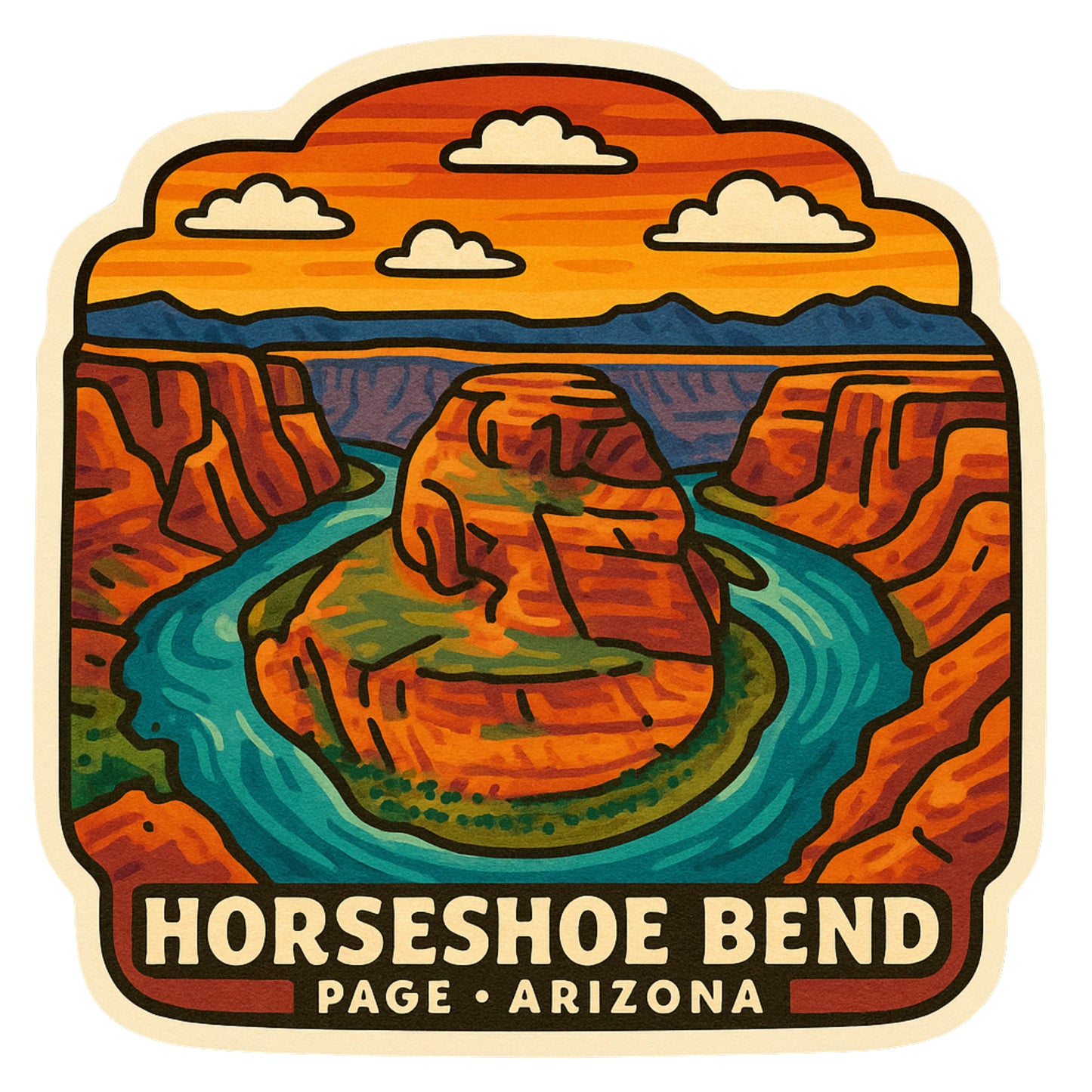 Custom Variety pack of National Park and vacation stickers, Sticker Pack, National Parks, Vacation Stickers