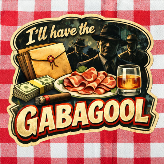 I’ll Have the Gabagool Sticker Collection, Italian Deli and Mafia show inspired stickers