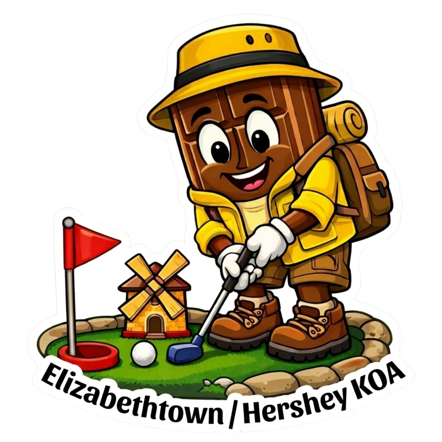 Elizabethtown/Hershey KOA Custom Magnets  – Fun Camping Keepsake!