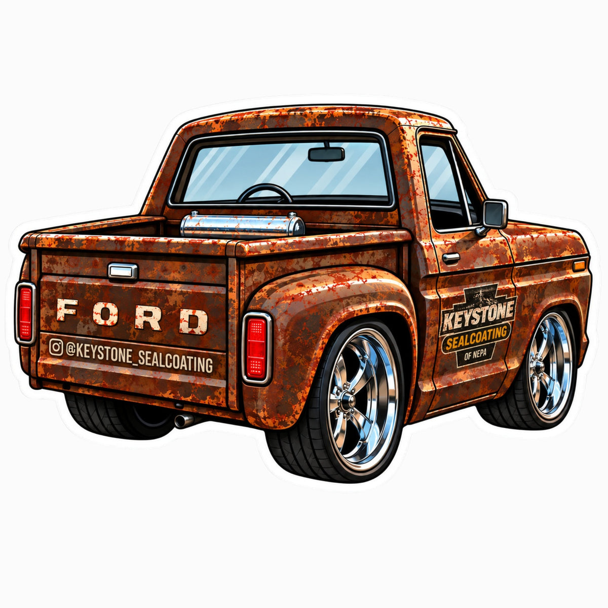 Keystone Sealcoating Custom Stickers