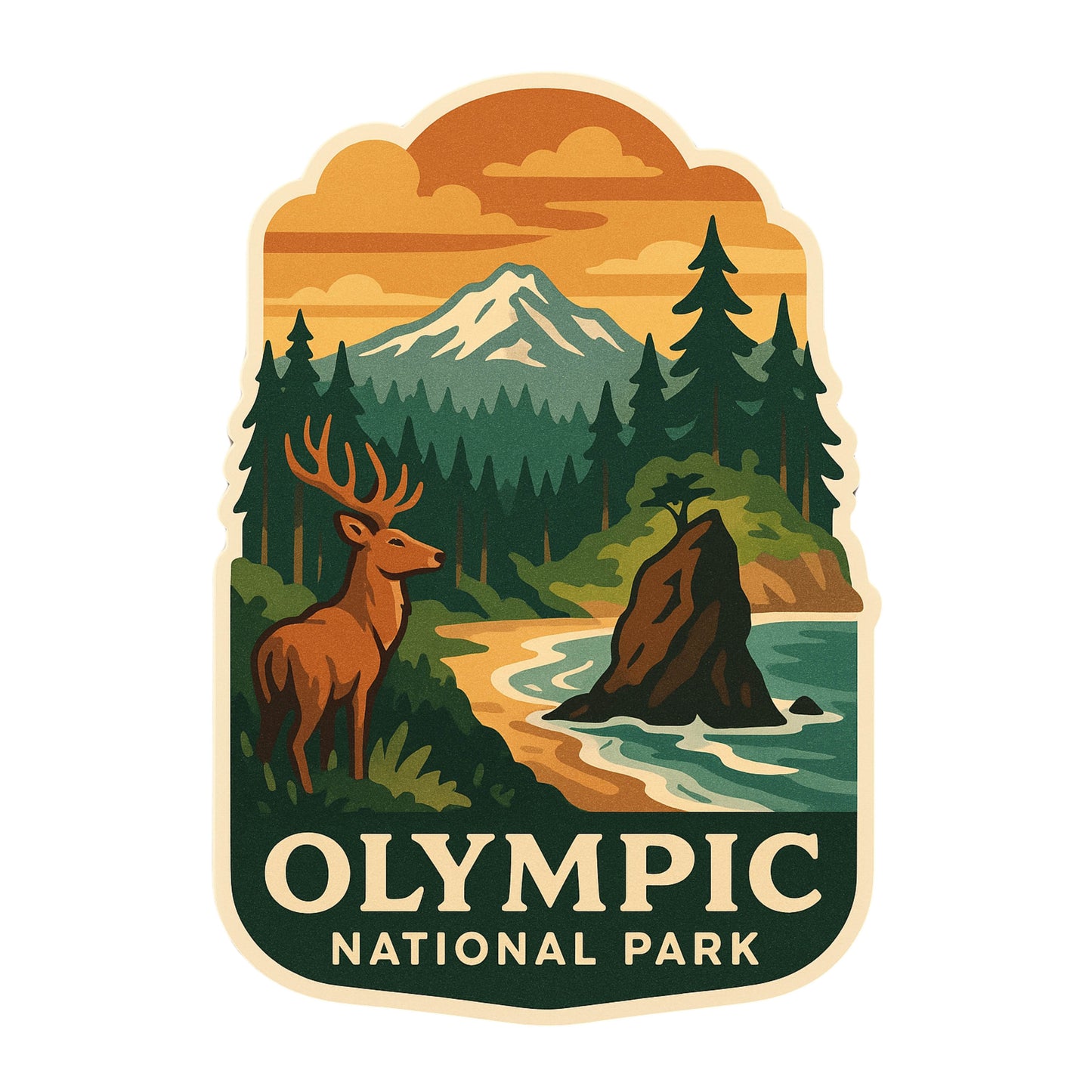 Custom Variety pack of National Park and vacation stickers, Sticker Pack, National Parks, Vacation Stickers