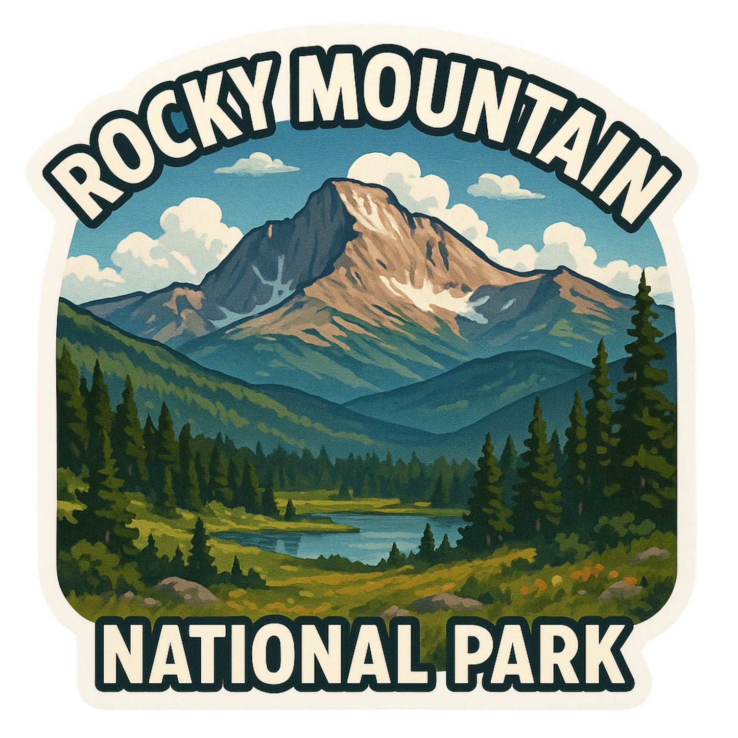 Custom Variety pack of National Park and vacation stickers, Sticker Pack, National Parks, Vacation Stickers