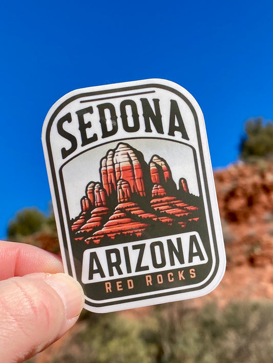 Sedona Arizona Sticker, Red Rocks, Travel, nature, Sedona, Arizona, Red Rock Country, Sedona Sticker, Sticker, Decal, vacation, travel, fun