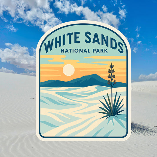 White Sands National Park Sticker: National Park Souvenir